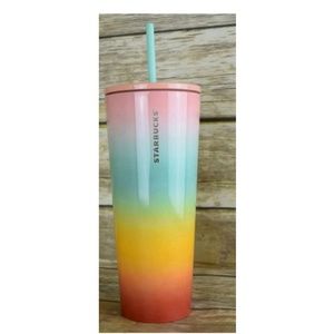 Starbucks Rainbow Pride 24oz Metal Tumbler